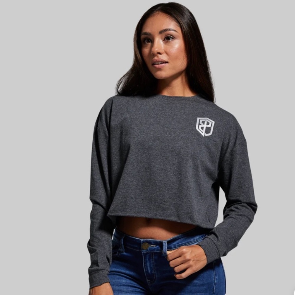 Born Primitive Training Crop Long Sleeve small